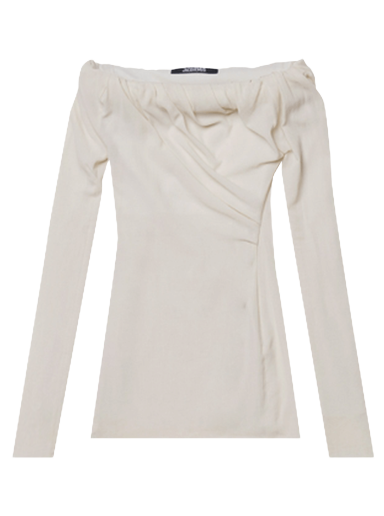 Šaty Jacquemus La Robe Biasi Mini Dress Béžová | 223DR029 1086 110