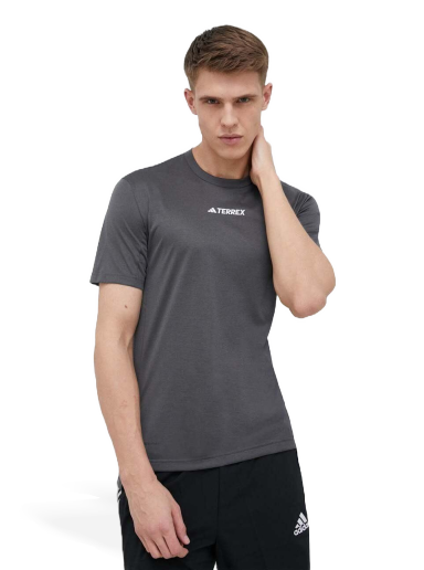 Tričko adidas Performance Terrex Multi T-Shirt Šedá | HM4048