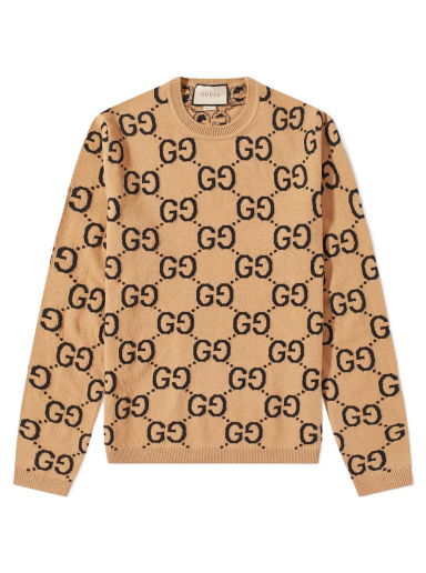 Sveter Gucci Jumbo GG Crew Neck Knit Rôznofarebný | 692900-XKCC5-2075