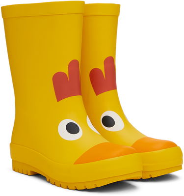 Pláštenka Stella McCartney Stella McCartney Kids Chicken Graphic Rain Boots Žltá | TV0D26 Z0234, 3