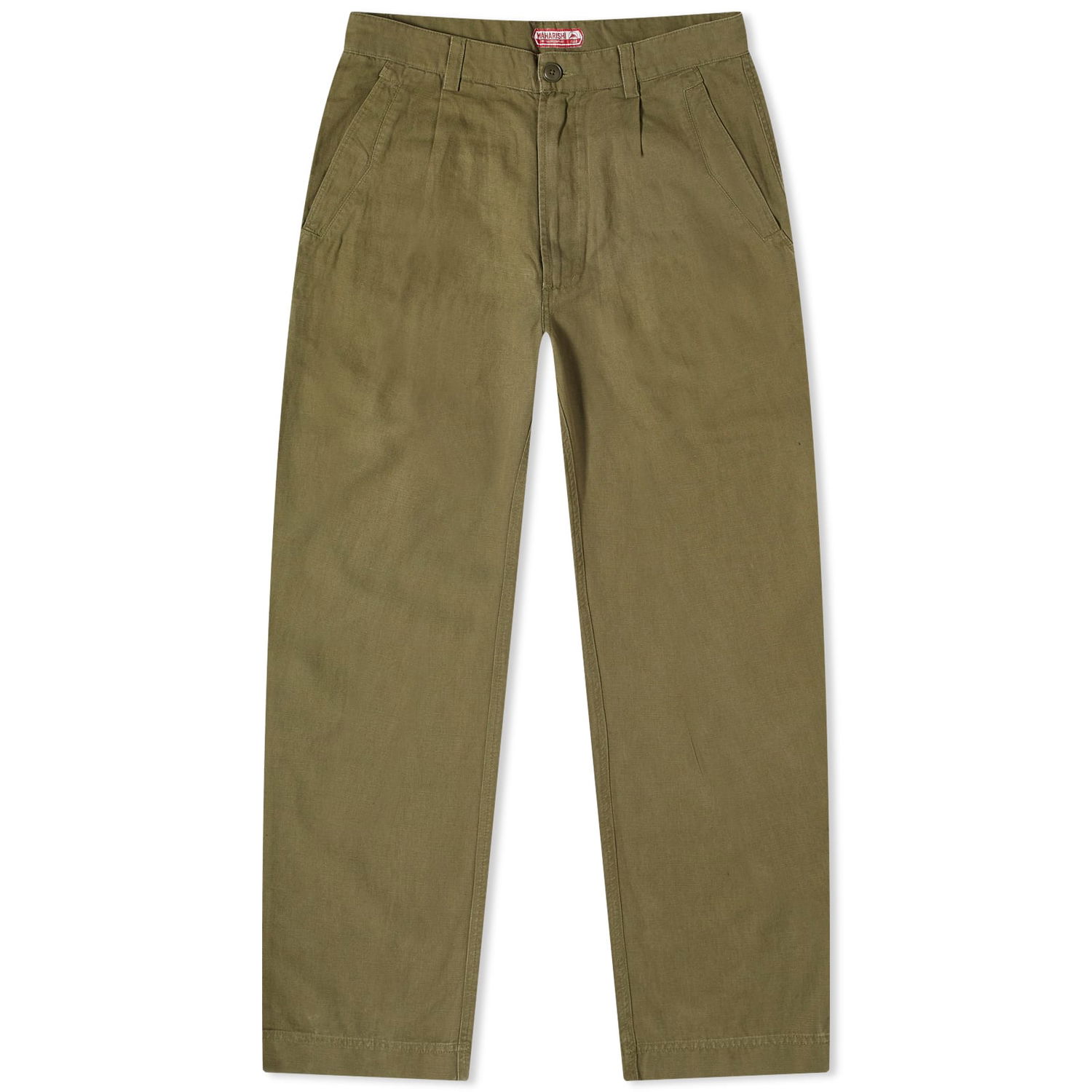Nohavice Maharishi Hemp Twill US Chino Zelené | 4604-OLV, 0