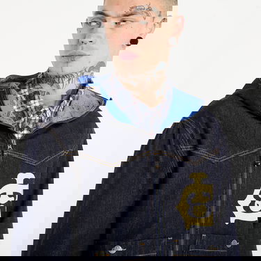 Bunda BILLIONAIRE BOYS CLUB Icecream Western Panelled Zip Through Denim Jacket Modrá | IC25445 Indigo, 1