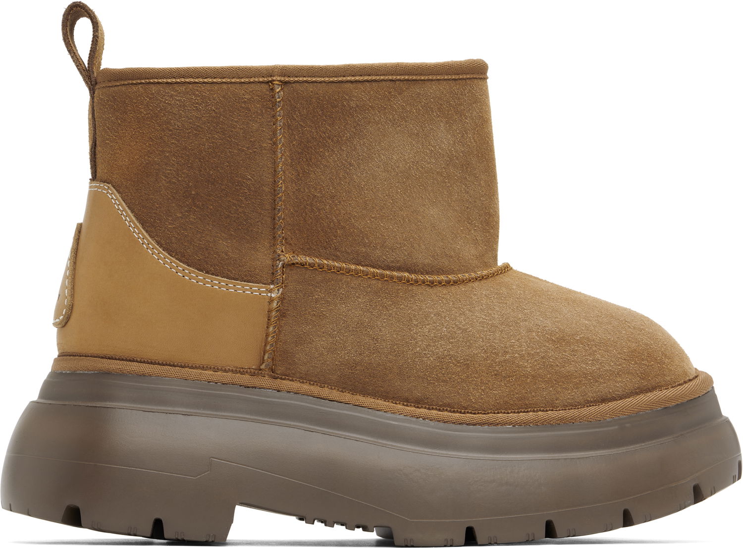 Ponožky R13 R13 Chunky Shearling Boots Hnedá | R13WS060-S137A, 0
