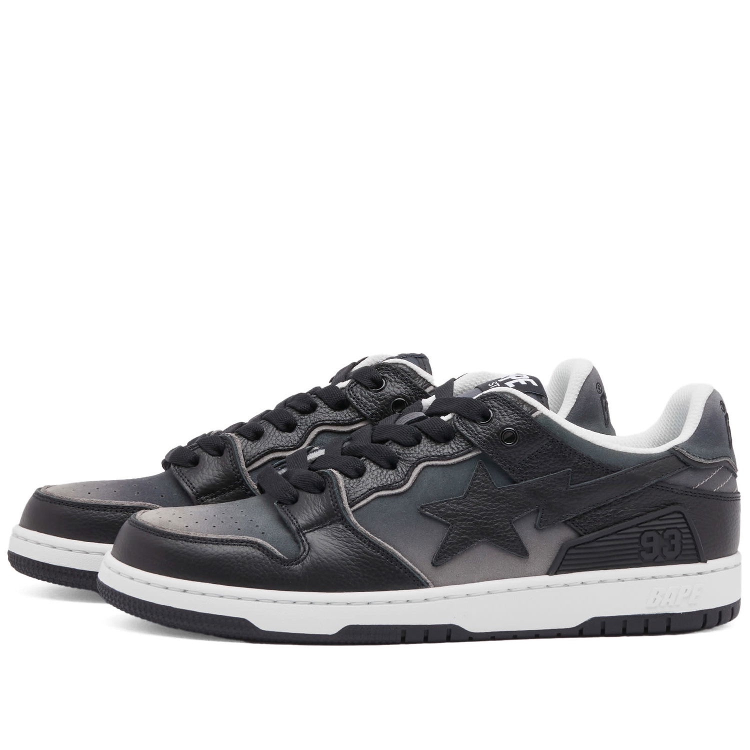 Tenisky a topánky BAPE A Bathing Ape Men's Bape Sk8 Sta #4 Sneaker Black Čierna | 001FWJ801058I-BLK, 0