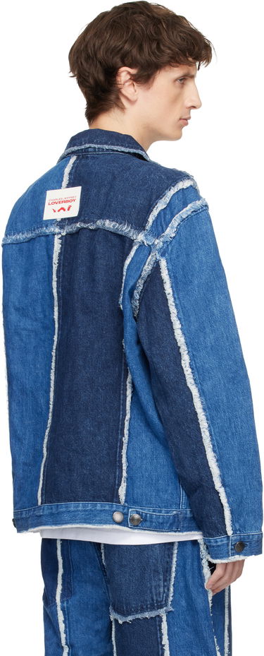 Bunda Charles Jeffrey Loverboy Charles Jeffrey LOVERBOY Clash of Clans Edition Frayed Stripe Denim Jacket Rôznofarebný | 54010202, 2