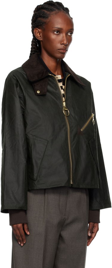 Bunda Barbour Arlene Waxed Jacket Zelené | LWX1482OL52, 1
