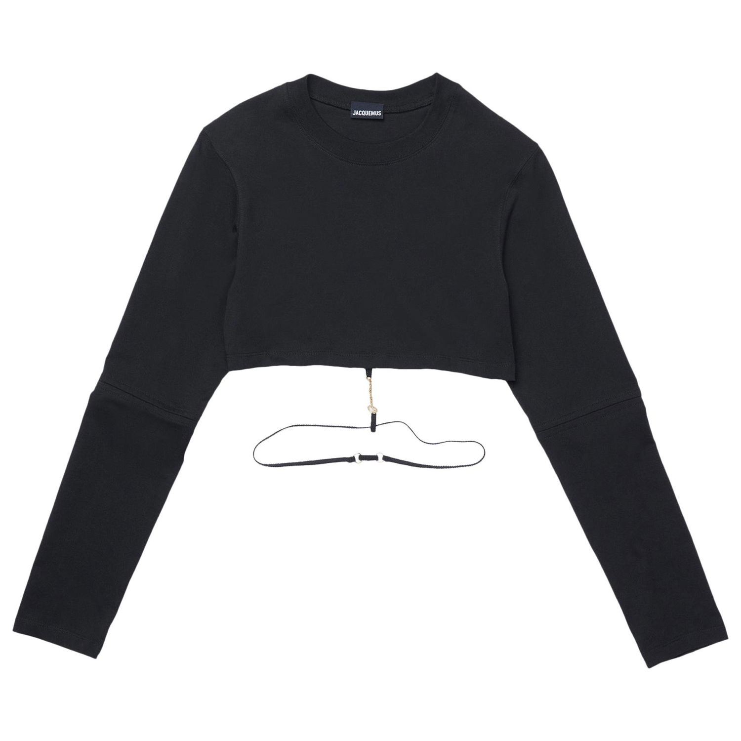 Crop Top Jacquemus Le T-Shirt Pino Čierna | 223JS031 2014 990, 1