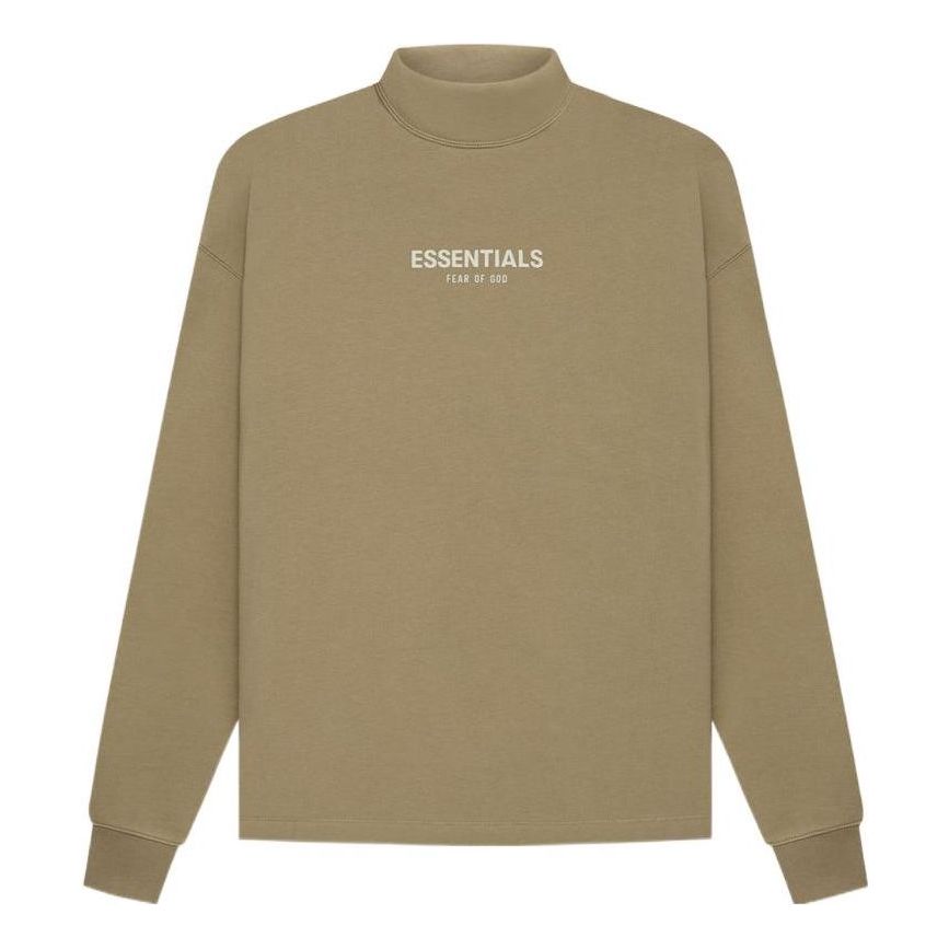 Mikina Fear of God Essentials Relaxed Mockneck Sweatshirt Béžová | FOG-SS22-927, 0