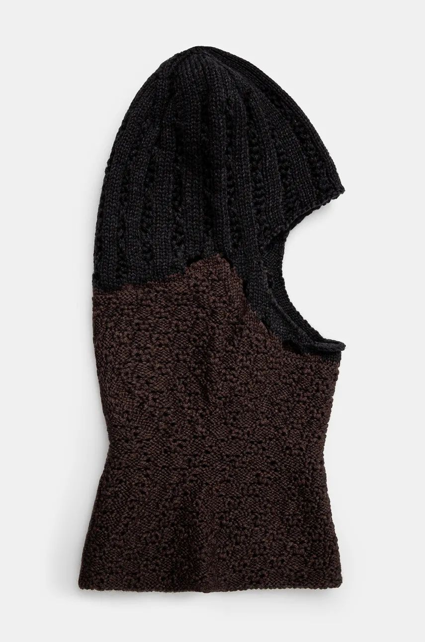 Šál ROA Balaclava Flower Stitch Čierna | RBUW218YA06, 0