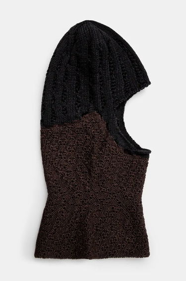 Šál ROA Balaclava Flower Stitch Čierna | RBUW218YA06, 0