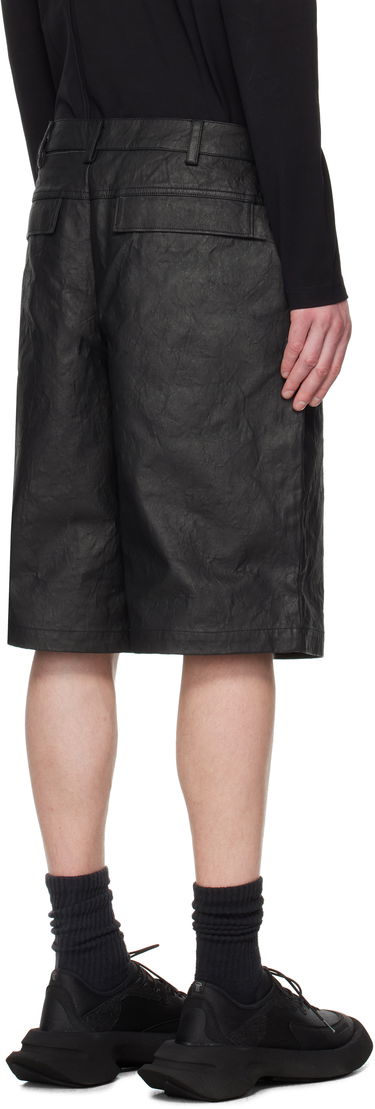 Šortky HELIOT EMIL Armada Textured Wide-Leg Shorts Čierna | SS25_M_10_195_BLK01, 2