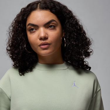 Mikina Jordan Jordan Brooklyn Fleece Crew Sweatshirt Zelené | FV7074-017, 4