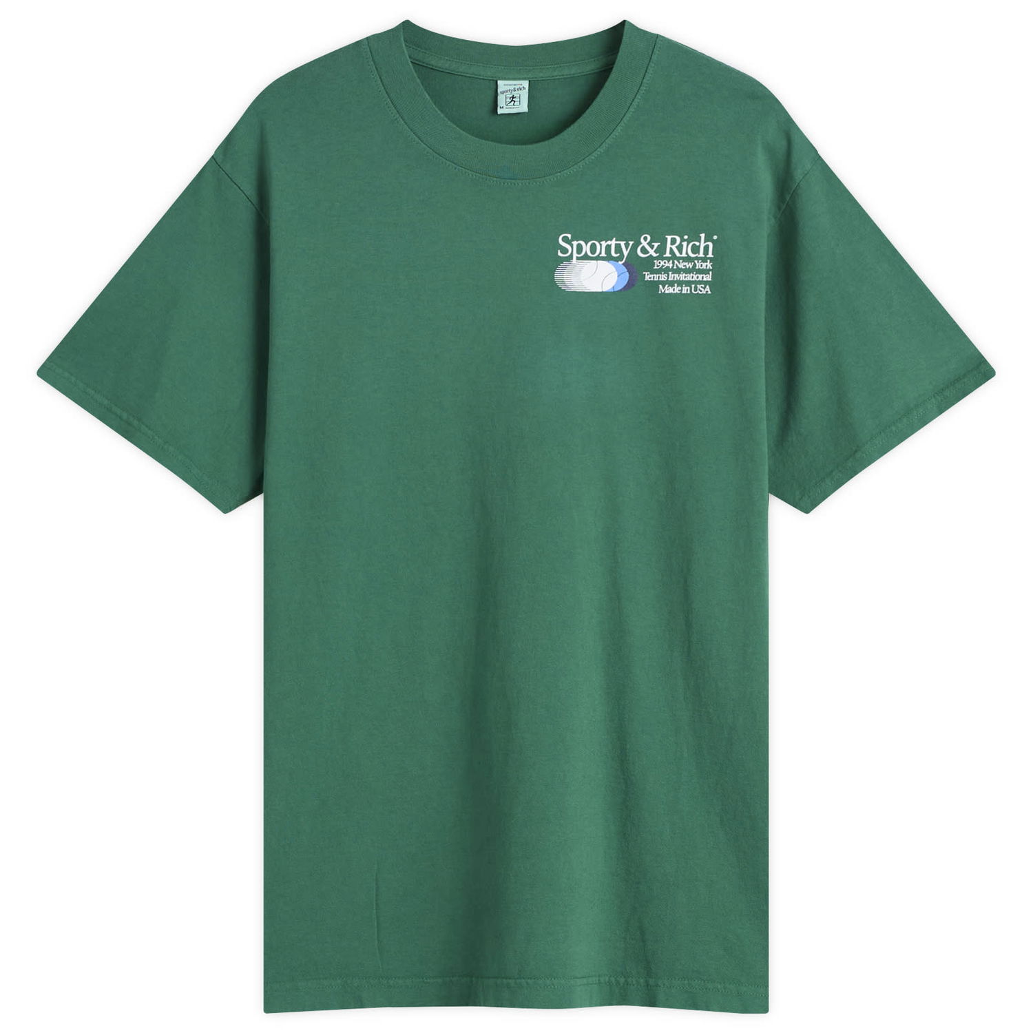 Tričko Sporty & Rich Invitational T-Shirt, Size Large Zelené | TO043621168GR03, 0
