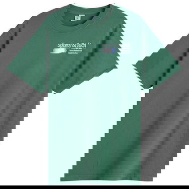 Tričko Sporty & Rich Invitational T-Shirt, Size Large Zelené | TO043621168GR03, 0