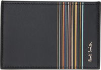 Paul Smith Leather Signature Stripe Credit Card Holder