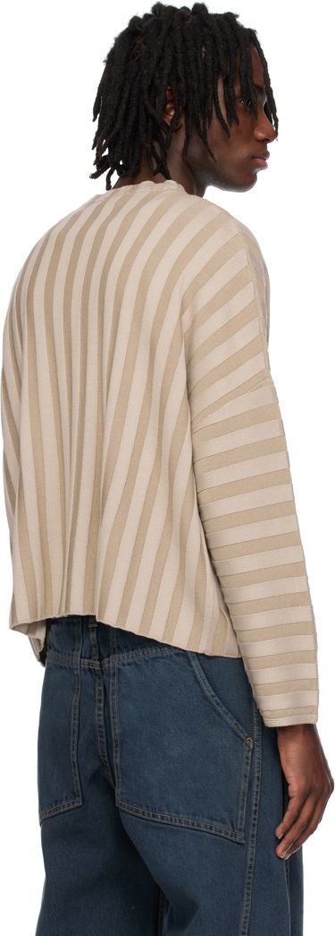 Sveter Eckhaus Latta Eckhaus Latta Keyboard Knit Sweater Béžová | 8026-EL-PS25-DU - DUNE, 2