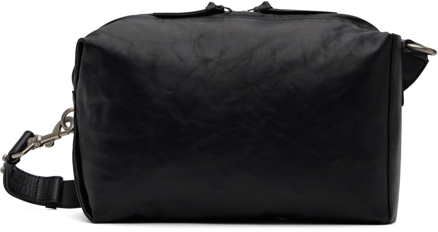 Taška cez rameno Dries Van Noten Dries Van Noten Leather Crossbody Bag Čierna | 252-021519-195, 0