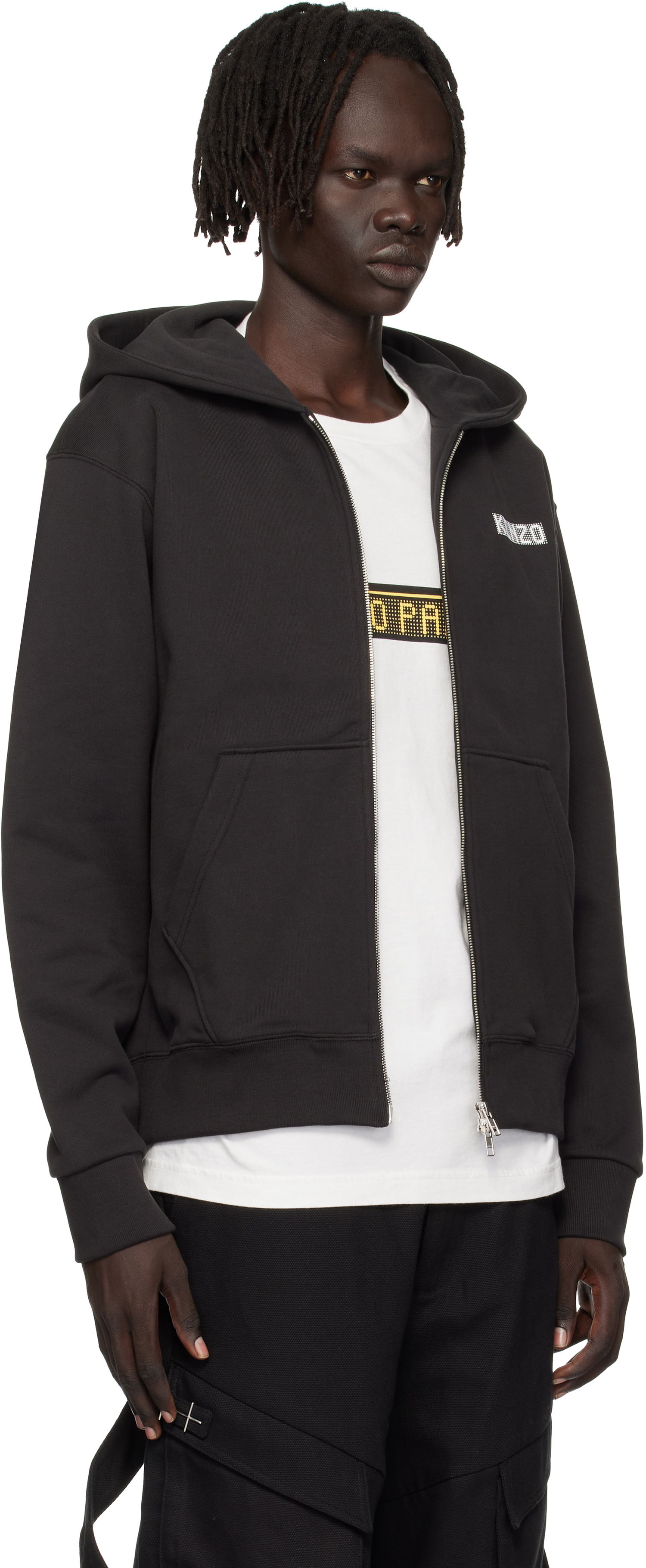 Mikina KENZO Kenzo Paris 'KENZO City' Full-Zip Hoodie Čierna | FF65HO2544MC, 1