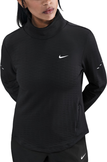 Tričko Nike Long-Sleeve Textured Mock Neck Running Top Swift Čierna | hv2969-010, 0