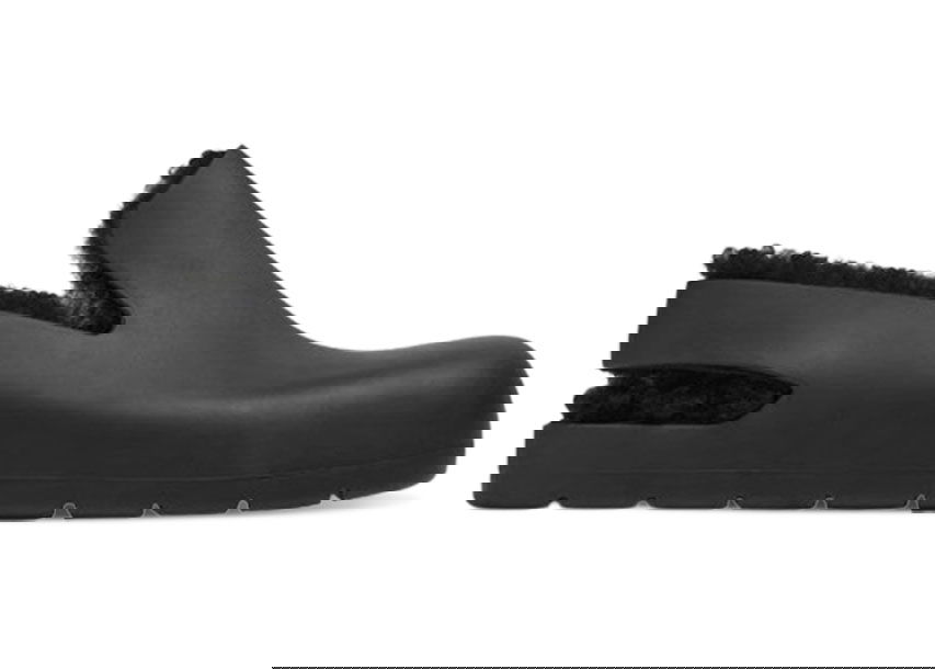 Tenisky a topánky Bottega Veneta Puddle Shearling Slingback Sandal Čierna | 676886V1BM01000, 0