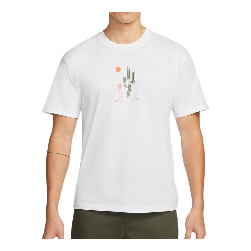 Tričko Nike SB SB Cactus Flower Graphic T-Shirt Biela | DQ1861-100