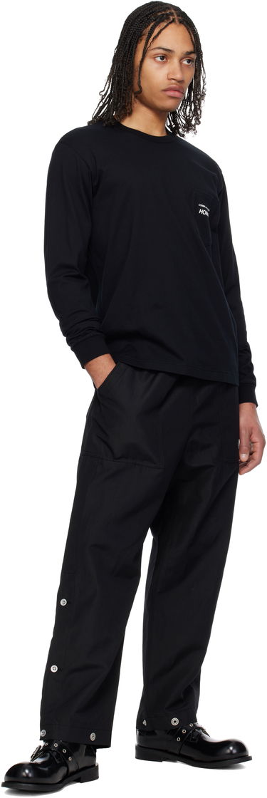 Tričko Comme des Garçons Pocket Long Sleeve T-Shirt Homme Čierna | HO-T102-051, 3