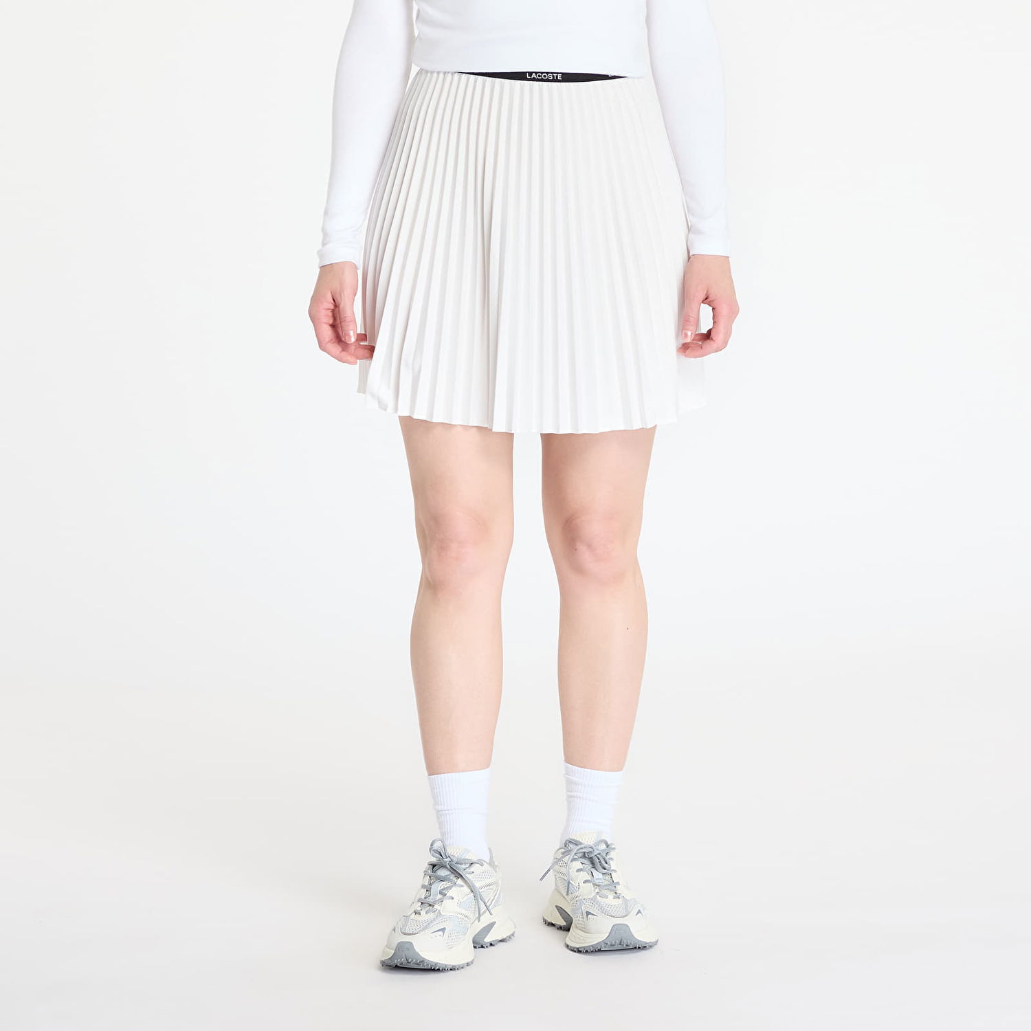 Sukňa Lacoste LACOSTE Pleated Tennis Skirt Biela | JF1403 70V, 0