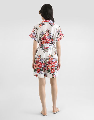 Šortky Dolce & Gabbana Flower Bouquet-print Twill Vanity Bermuda Shorts Rôznofarebný | FTC42TIS11IHA5ZO, 2