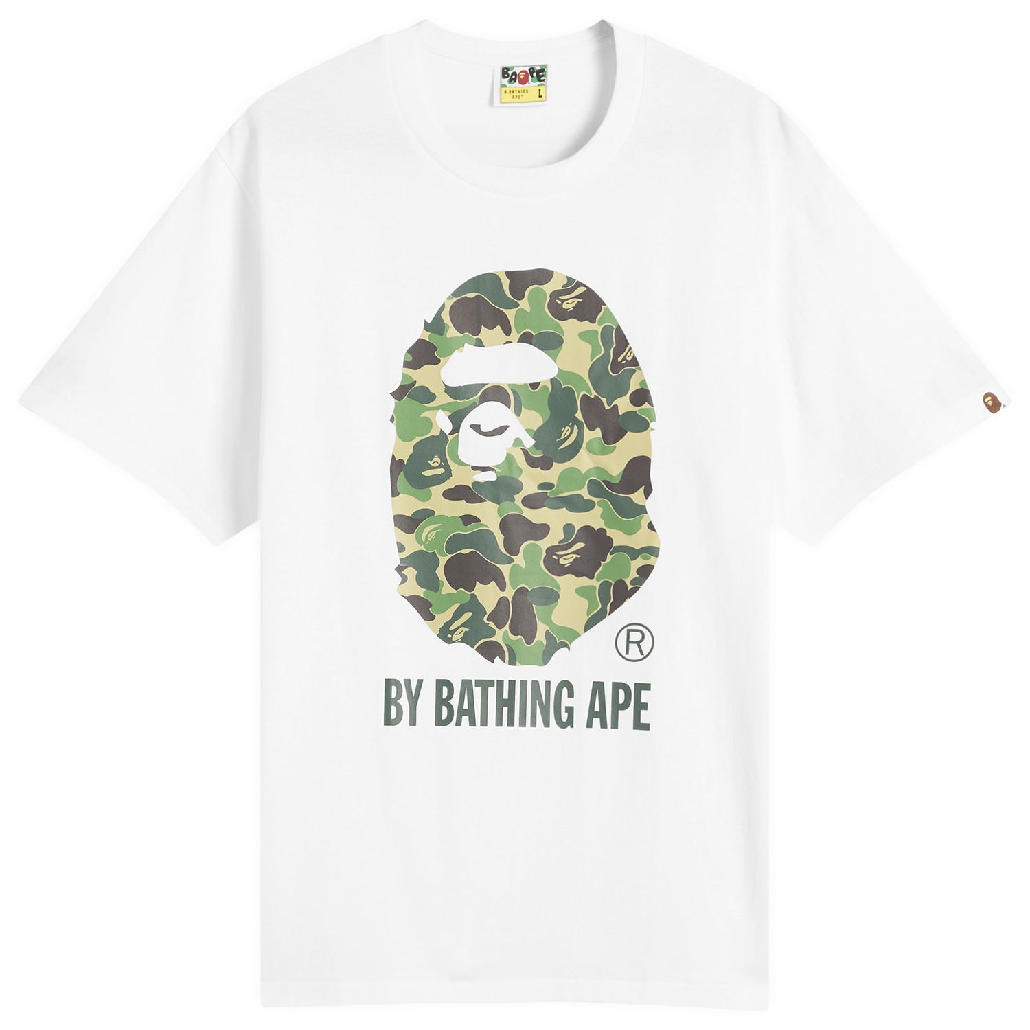Tričko BAPE A Bathing Ape ABC Camo T-Shirt, Size Large Biela | 001TEL301007M-WGN, 0