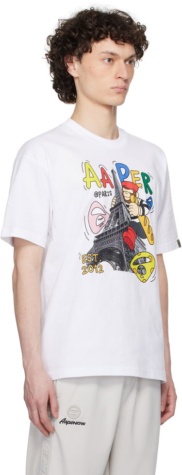 Tričko AAPE by A Bathing Ape AAPE by A Bathing Ape 'AAPER' Graphic T-Shirt Biela | AAPTEM1613XXNWHX, 1