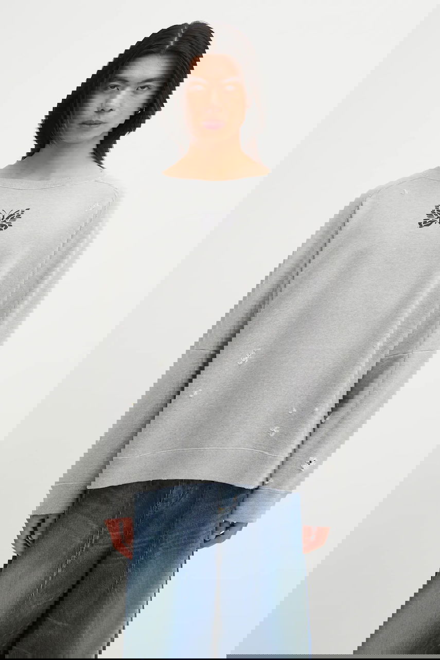 Mikina Needles Needles Deconstructed Sweatshirt Šedá | RW336, 0