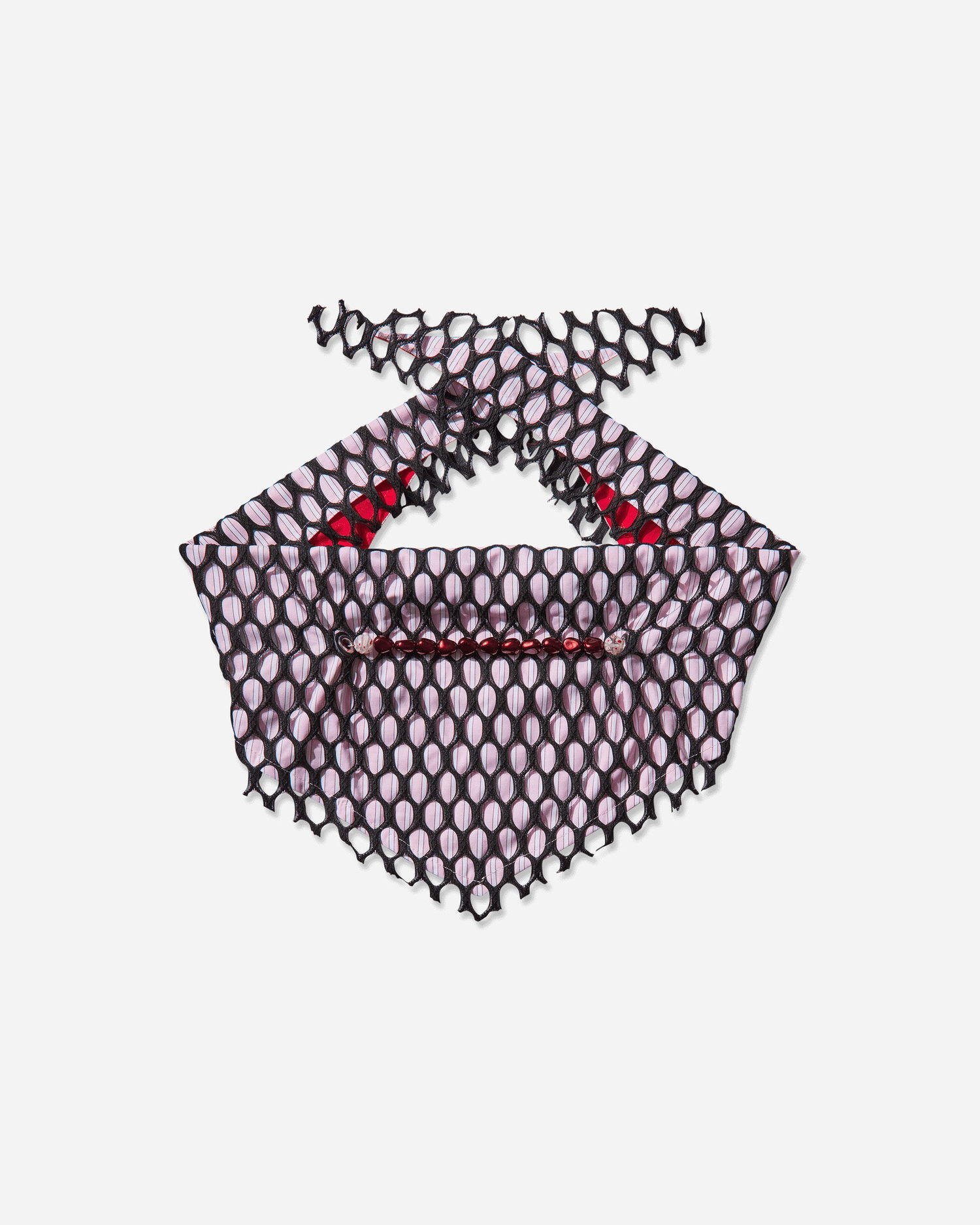 Náhrdelník KIKO KOSTADINOV Armantrout Pearl Necklace with Pink Stripes and Red Pearls Ružová | KKWAW25NL01 155, 0