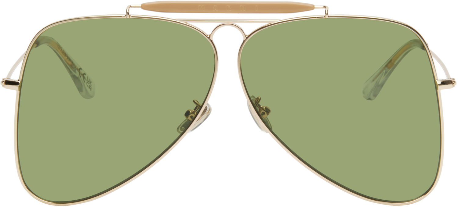 Slnečné okuliare Marni Marni Show Pilot Sunglasses Zelené | M35, 0