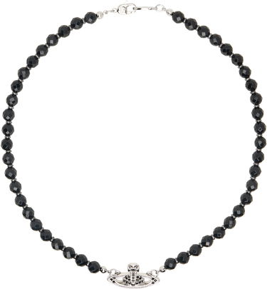 Náhrdelník Vivienne Westwood Silver & Black Choker Čierna | 6303002F-02P178-CN, 0