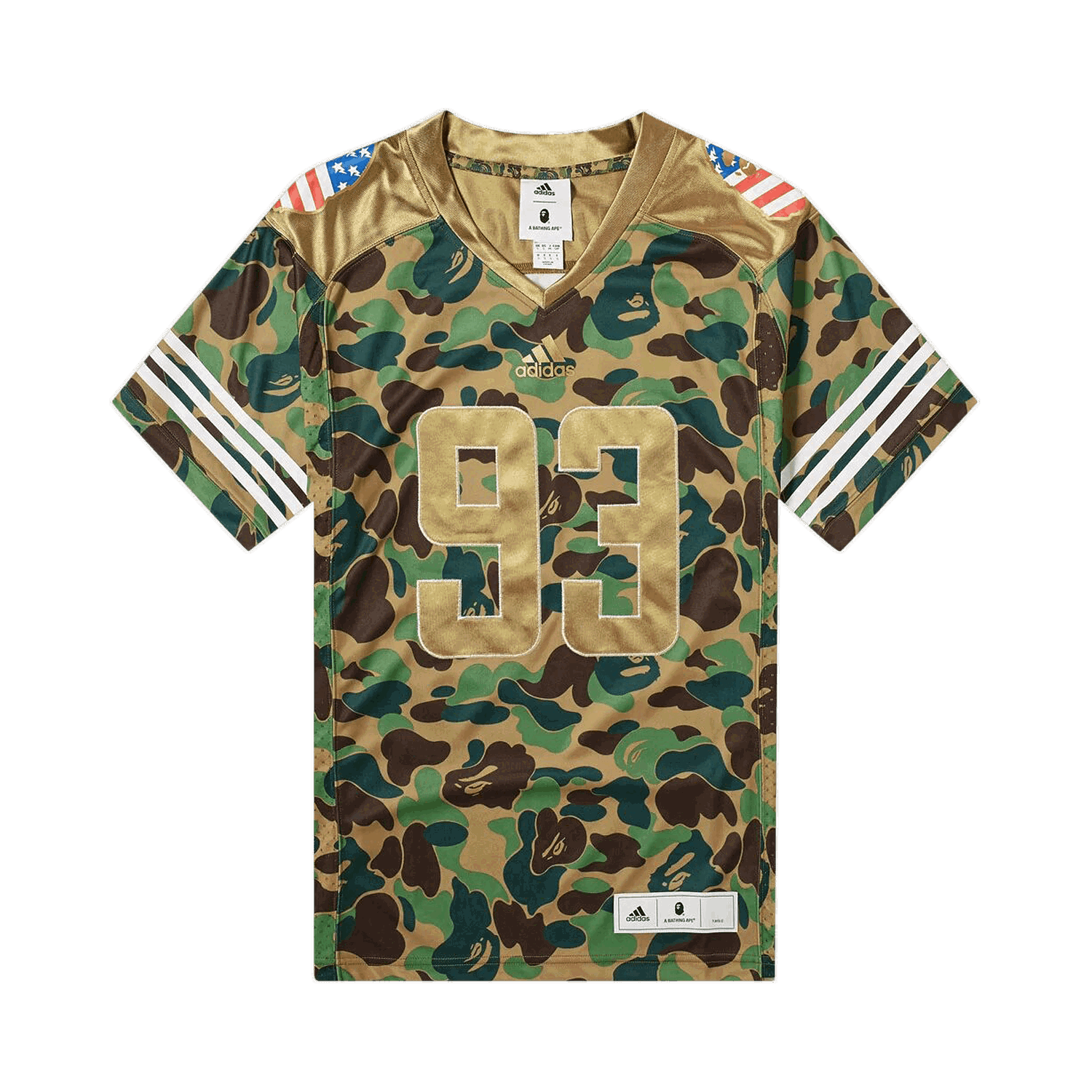 Dres BAPE x adidas SB Jersey Zelené | DW9285, 0