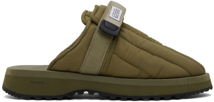 Oblečenie SUICOKE Suicoke ZAVO-PUFFab Slippers Zelené | OG-072PUFF-TRab, 0