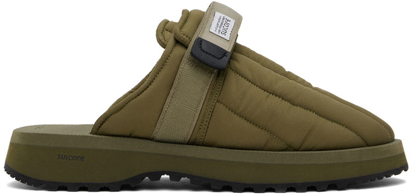 Oblečenie SUICOKE Suicoke ZAVO-PUFFab Slippers Zelené | OG-072PUFF-TRab