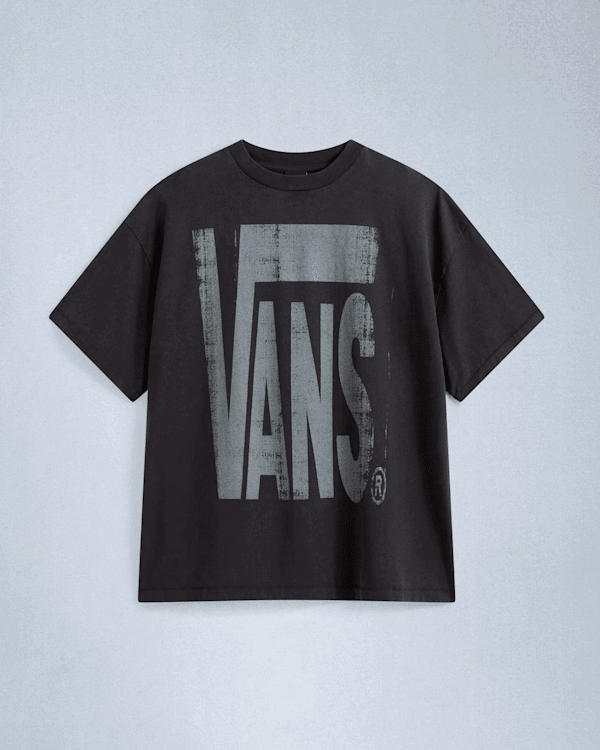 Tričko Vans Act Of Disagreement Brushed Logo T-Shirt Čierna | VN000TR2EMQ, 0