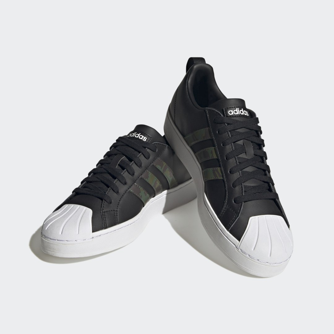 Tenisky a topánky adidas Performance Streetcheck Cloudfoam Lifestyle Basketball Low Court Camo Graphic Čierna | H06222, 1