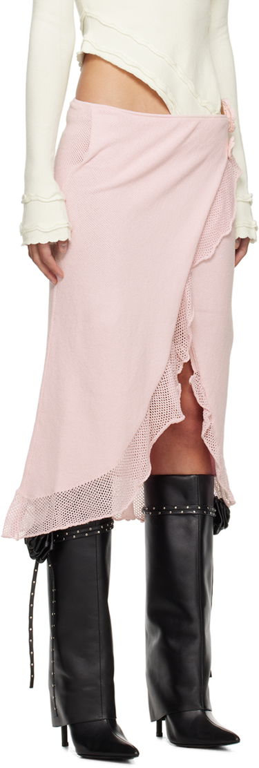 Sukňa GUIZIO Guizio Bellamar Wrap Midi Skirt Ružová | R24619S035, 1
