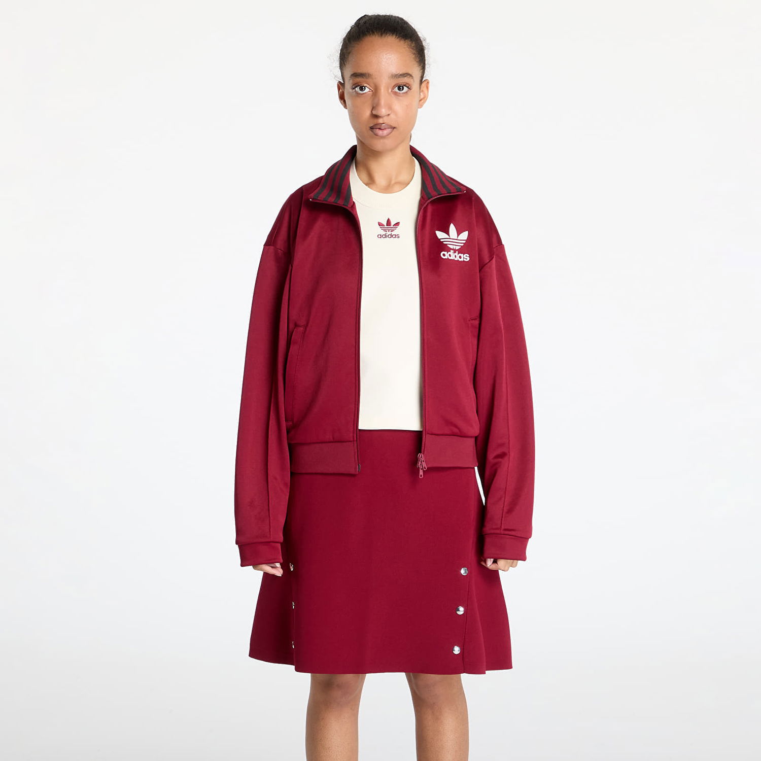 Mikina adidas Originals Wales Bonner x Track Top Core Burgundy Červená | JJ2933, 0