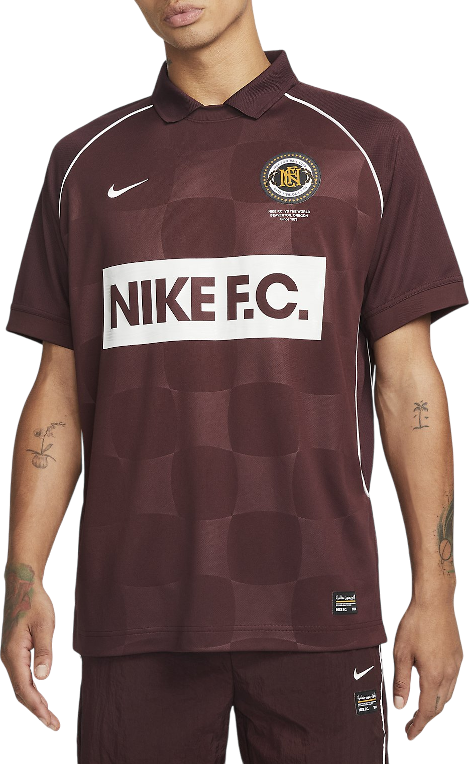 Dres Nike Nike F.C. Jersey Vínová | dq5045-652, 0