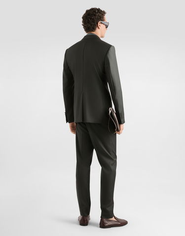 Bunda Dolce & Gabbana Double-breasted Virgin Wool Jacket 52 Šedá | G2TV8TGK048V0687, 2