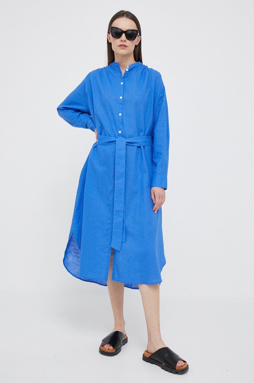 Šaty GAP Dress Modrá | 594754.01BELLEBLU, 0