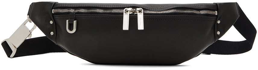 Ľadvinka Rick Owens Leather Geo Pouch Čierna | RA01D0430 LCN, 0