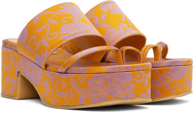 Doplnky Dries Van Noten Dries Van Noten Platform Heeled Sandals Žltá | WS251-1637-730, 3