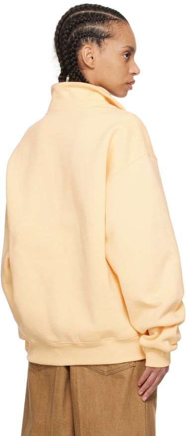 Mikina Jacquemus Jacquemus Gros Grain Zipped Rollneck Sweatshirt Žltá | 25E255JS283-2458, 2