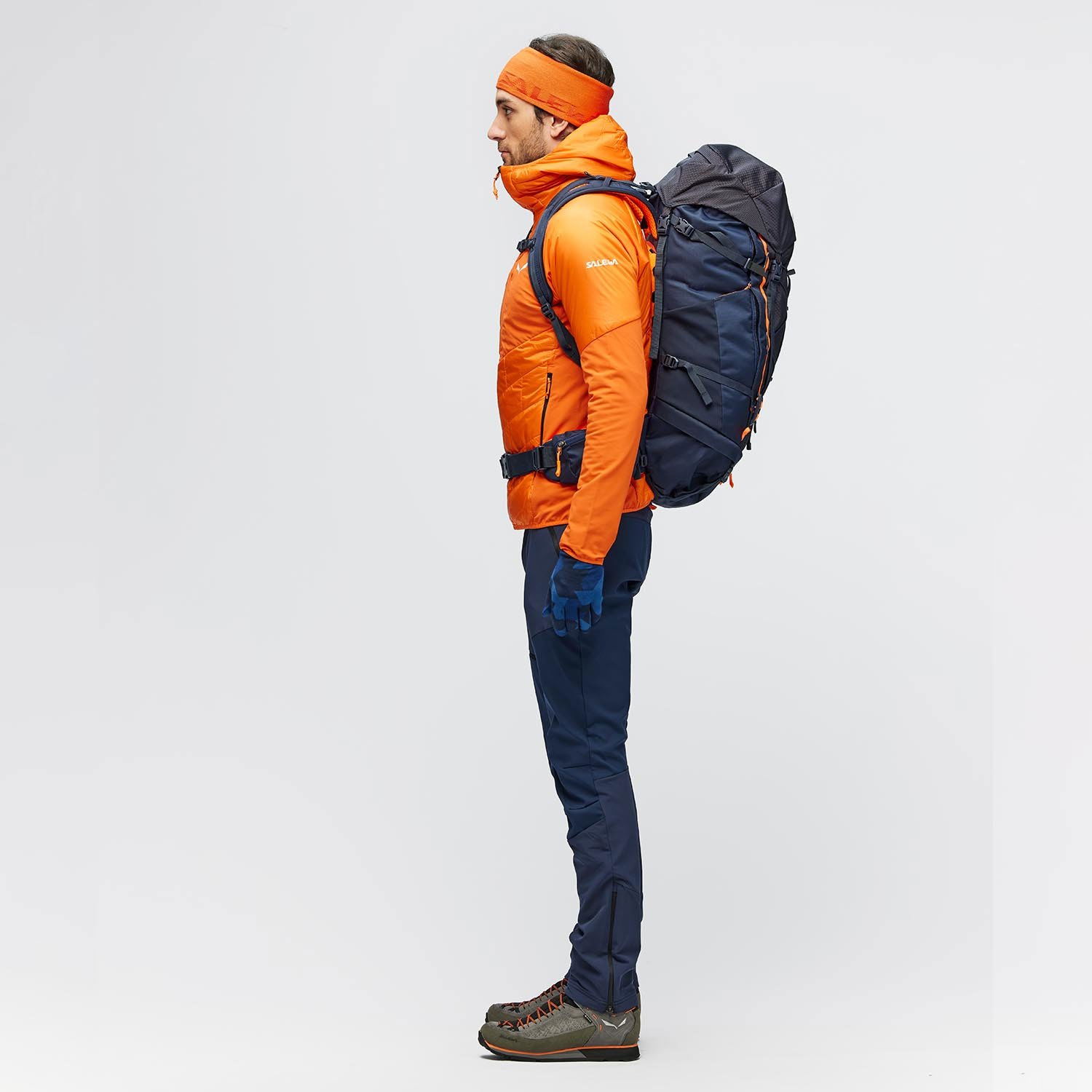 Prešívaná bunda Salewa Ortles Hybrid Twr Hooded Jacket Oranžová | 27187-4171, 1