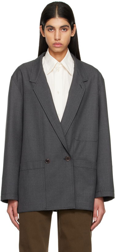 Bunda LEMAIRE Lemaire Workwear Double-Breasted Blazer Šedá | JA1002 LF1048, 0