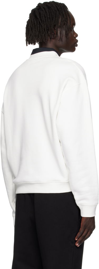 Mikina Lacoste Loose Fit Heavy Fleece Sweatshirt Biela | SH7745_70V, 2